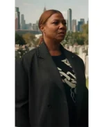 Robyn Mccall The Equalizer S03 Stud Collar Trench Coat