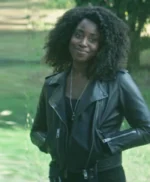 Rose Walker The Sandman S02 Black Leather Jacket