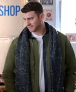 Round And Round 2023 Bryan Greenberg Green Bomber Jacket