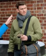 Round And Round 2023 Bryan Greenberg Green Bomber Jacket