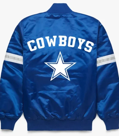 Royal Dallas Cowboys Satin Jacket