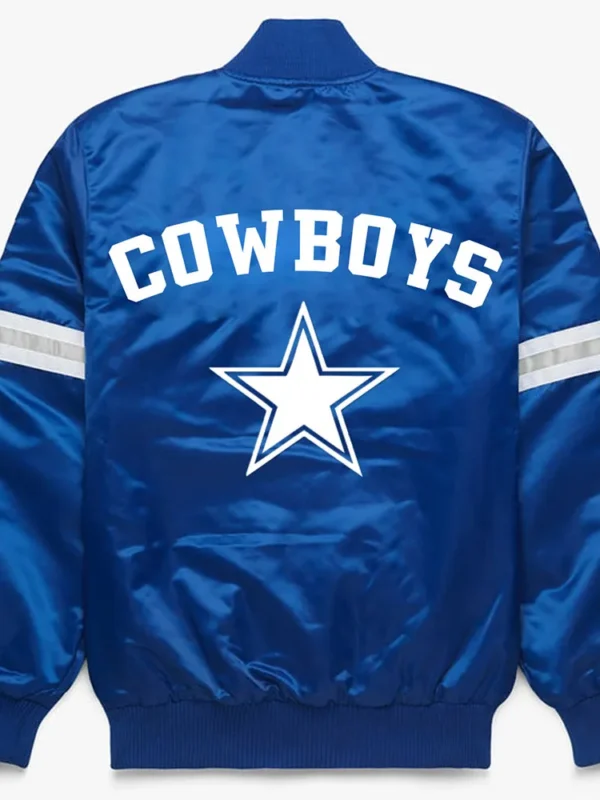 Royal Dallas Cowboys Satin Jacket