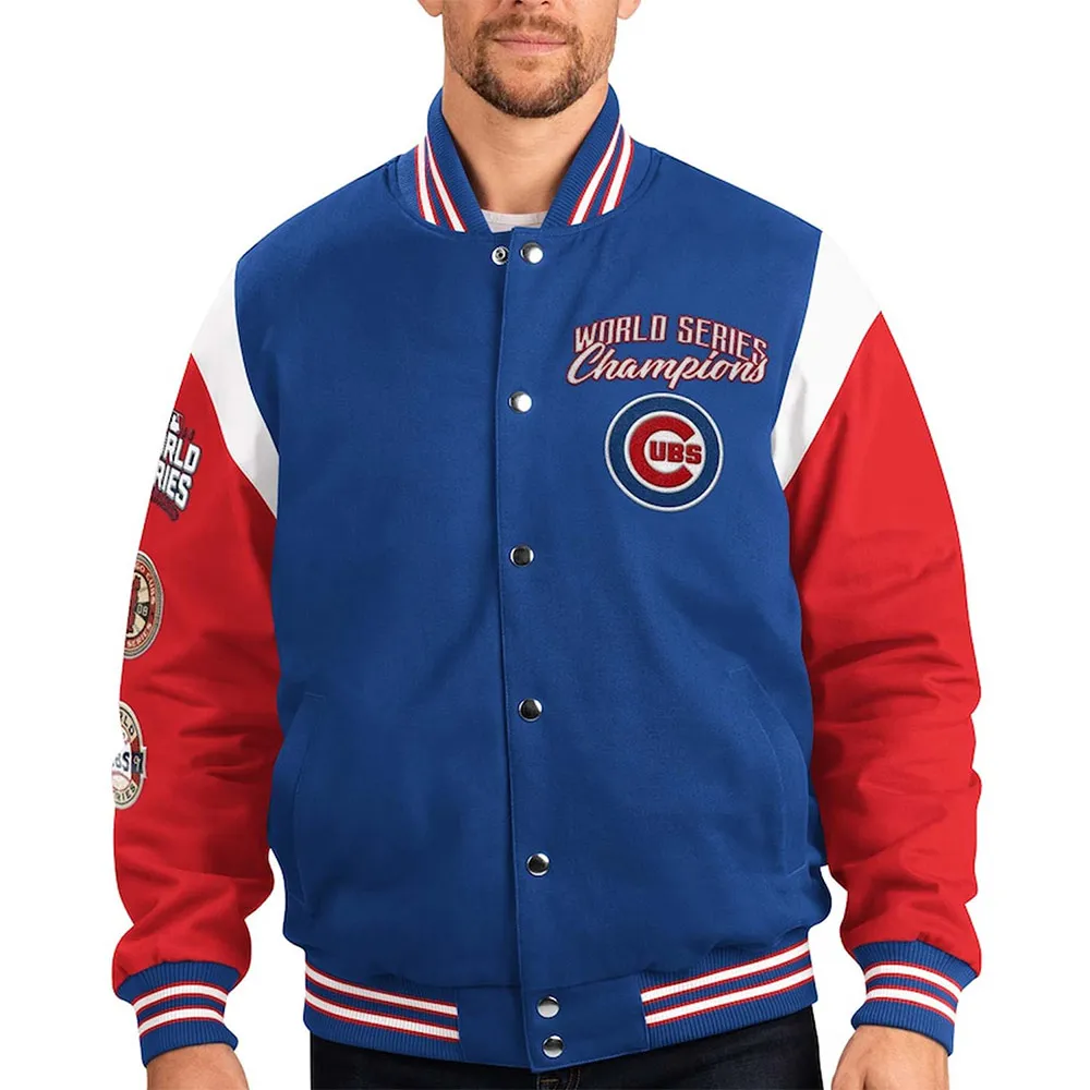 Royal-Red World Series Champions Chicago Cubs Jacket Royal-Red World Series Champions Chicago Cubs Jacket