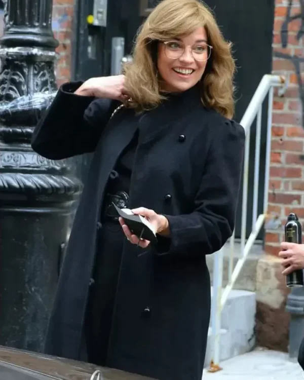 Russian Doll S02 Annie Murphy Black Long Coat