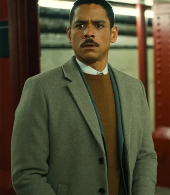 Russian Doll S02 Charlie Barnett Grey Long Coat