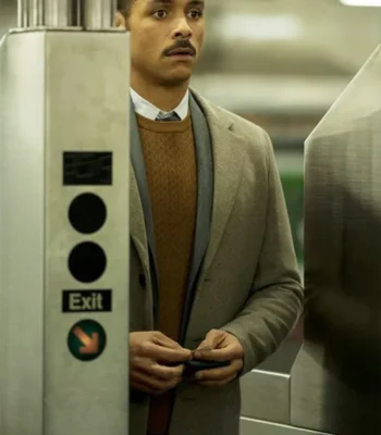 Russian Doll S02 Charlie Barnett Grey Long Coat