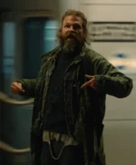 Russian Doll S02 Horse Green Long Jacket