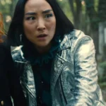 Russian Doll S02 Maxine Silver Leather Jacket