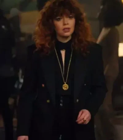 Russian Doll S02 Nadia Vulvokov Black Blazer Jacket
