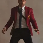 Ryan Reynolds Red Notice Nolan Booth Red Blazer
