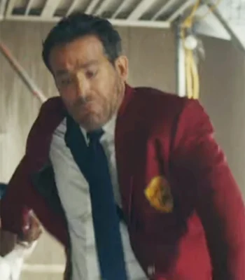 Ryan Reynolds Red Notice Nolan Booth Red Blazer