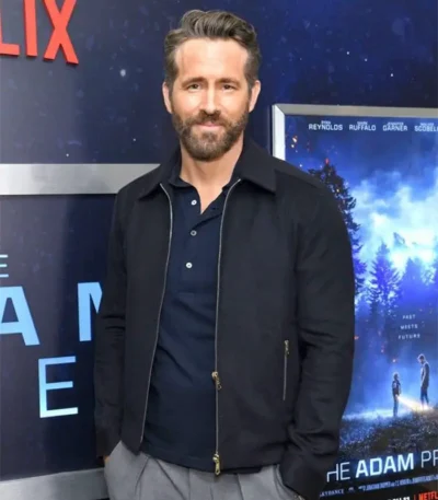 Ryan Reynolds The Adam Project Black Jacket