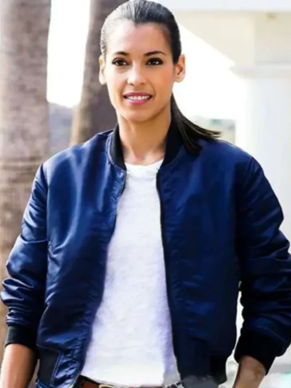 S.W.A.T. S02 Stephanie Sigman Blue Bomber Jacket