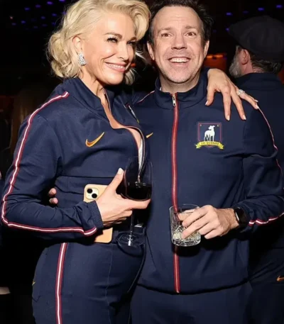 Sag Awards Ted Lasso Navy Blue Tracksuit