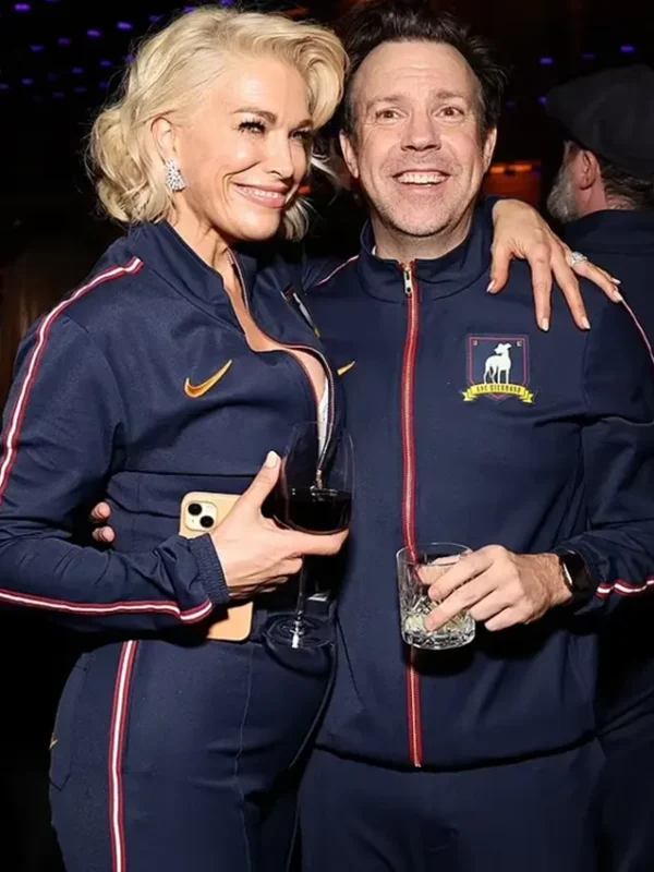 Sag Awards Ted Lasso Navy Blue Tracksuit
