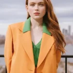 Sadie Sink Orange Blazer Jacket