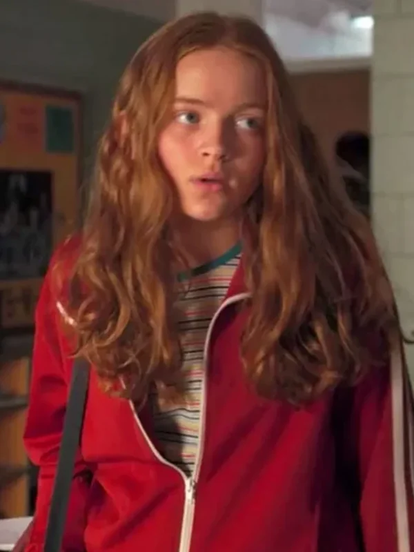 Stranger Things S02 Max Red Track Jacket