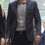 Salvation Santiago Cabrera Dark Grey Blazer Coat