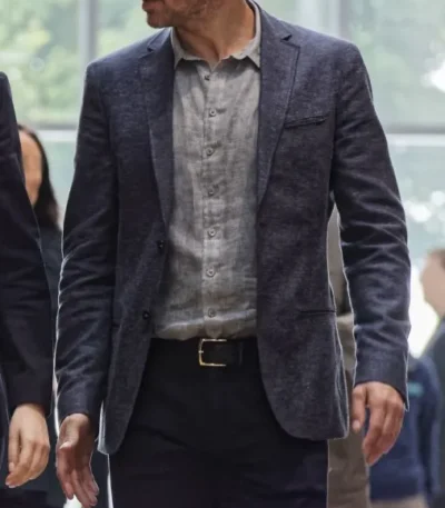 Salvation Santiago Cabrera Dark Grey Blazer Coat