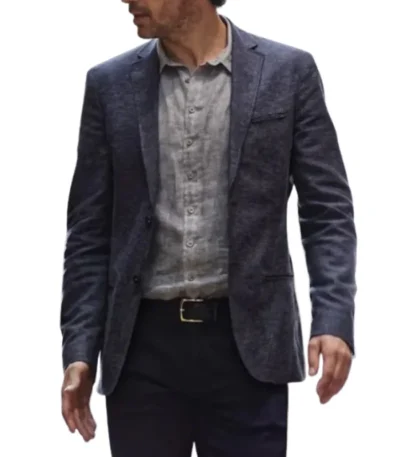 Salvation Santiago Cabrera Dark Grey Blazer Coat