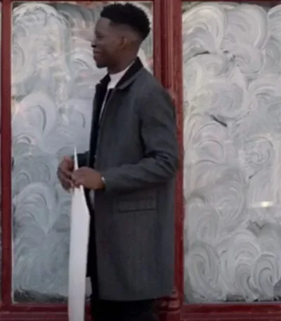 Sam Obisanya Ted Lasso Grey Coat