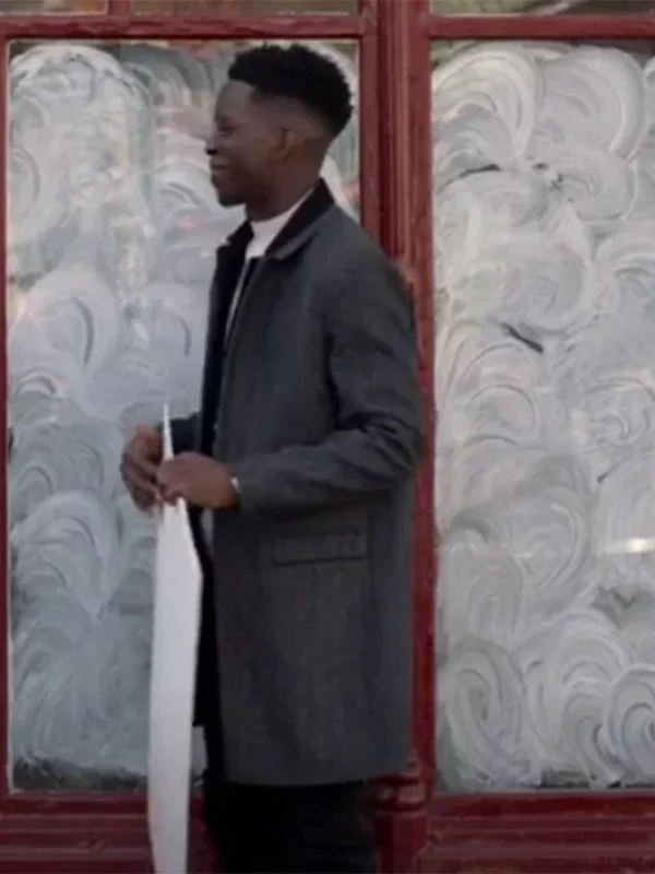 Sam Obisanya Ted Lasso Grey Coat
