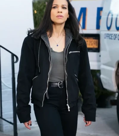 Samantha Reed The Equalizer S05 Black Jacket
