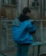 Samaritan Sam Cleary Blue Puffer Bomber Jacket