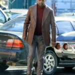 Samuel Jackson John Shaft 2019 Brown Leather Blazer Coat