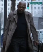 Samuel Jackson John Shaft Grey Long Coat
