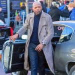 Samuel Jackson John Shaft Grey Long Coat