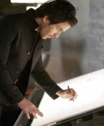 Santiago Cabrera Salvation Long Black Coat