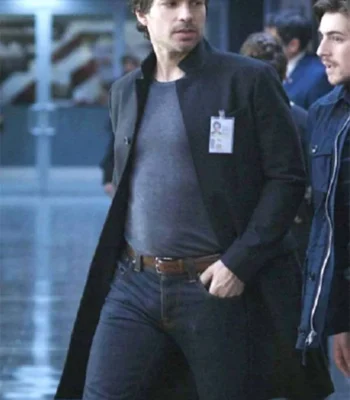 Santiago Cabrera Salvation Long Black Coat