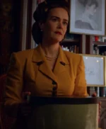 Sarah Paulson Ratched S01 Yellow Coat