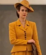 Sarah Paulson Ratched S01 Yellow Coat