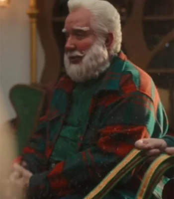 Scott Calvin The Santa Clauses 2023 Plaid Shacket