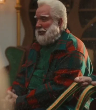 Scott Calvin The Santa Clauses 2023 Plaid Shacket