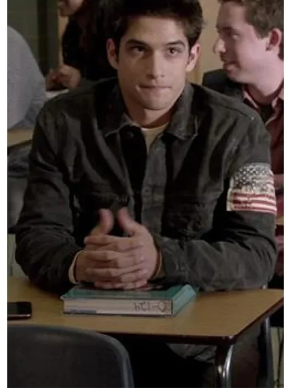 Scott McCall Teen Wolf US Flag Grey Jacket