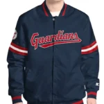 Scout Cleveland Guardians Satin Varsity Jacket