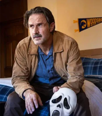 Scream 2022 David Arquette Brown Cord Jacket