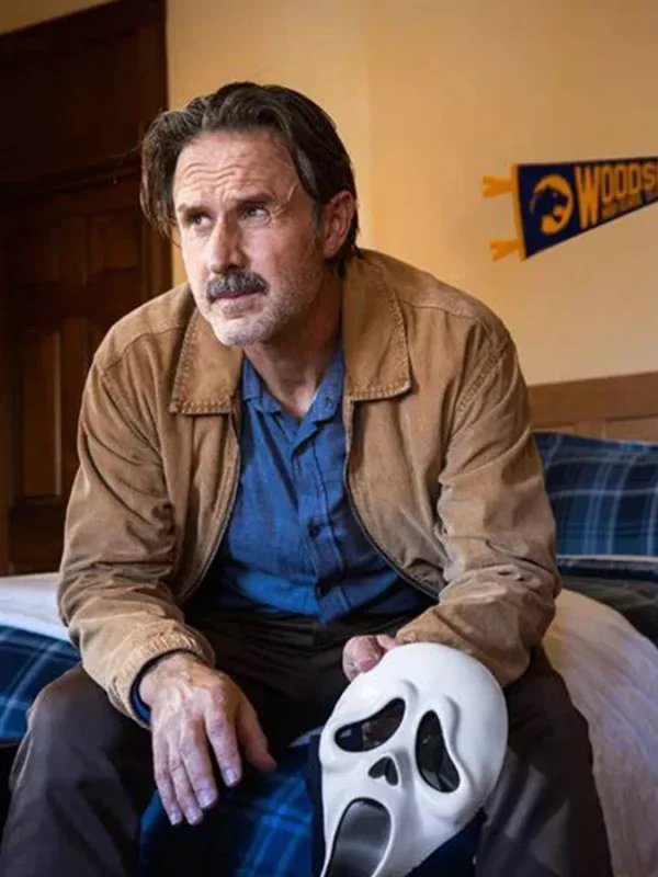 Scream 2022 David Arquette Brown Cord Jacket