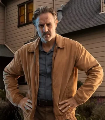 Scream 2022 David Arquette Brown Cord Jacket