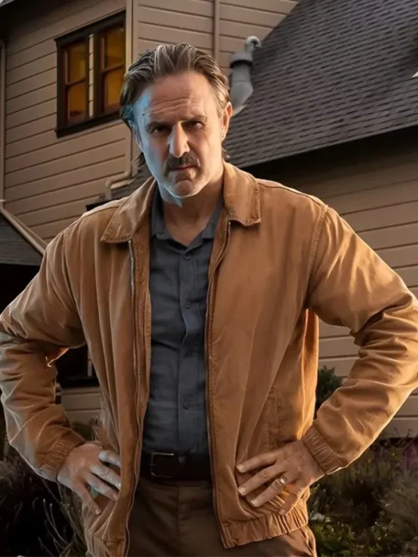 Scream 2022 David Arquette Brown Cord Jacket