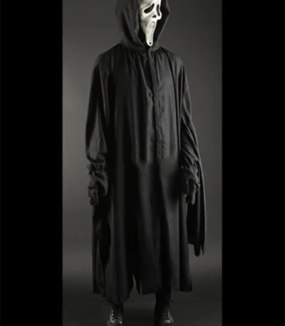 Scream 2023 Ghost Hooded Costume Coat