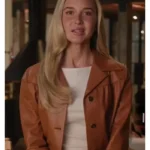 Scream 7 Isabel May Brown Leather Jacket