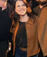 Scream 7 Neve Campbell Brown Suede Jacket