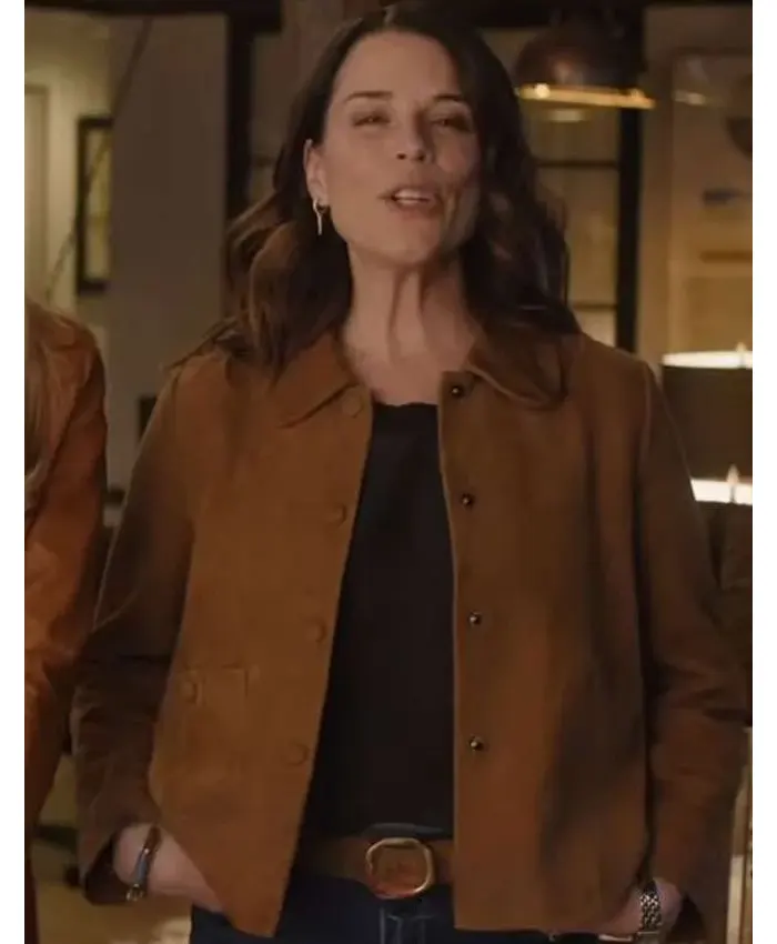 Scream 7 Neve Campbell Brown Suede Jacket Scream 7 Neve Campbell Brown Suede Jacket