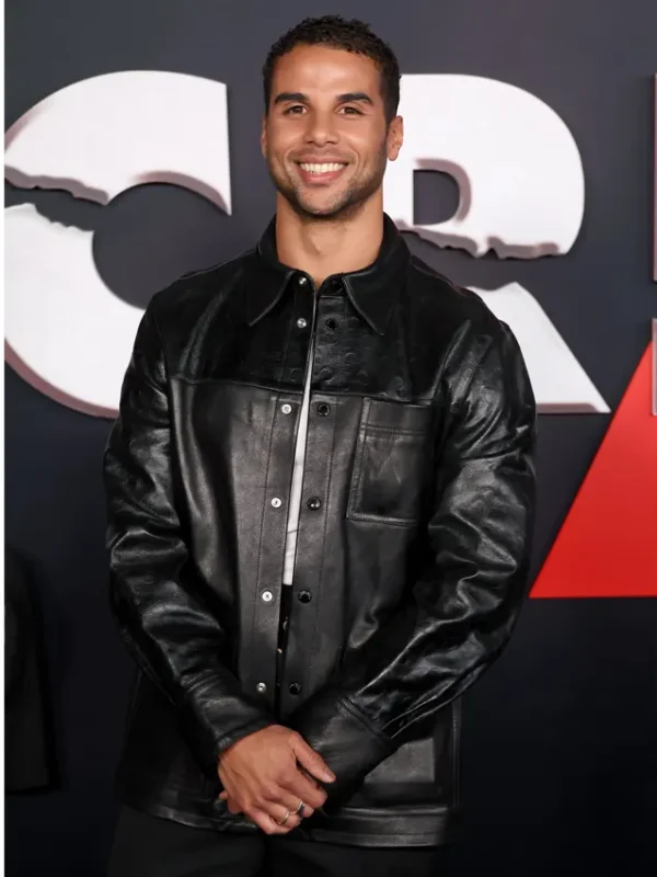 Scream 7 Premiere Mason Gooding Leather Jacket