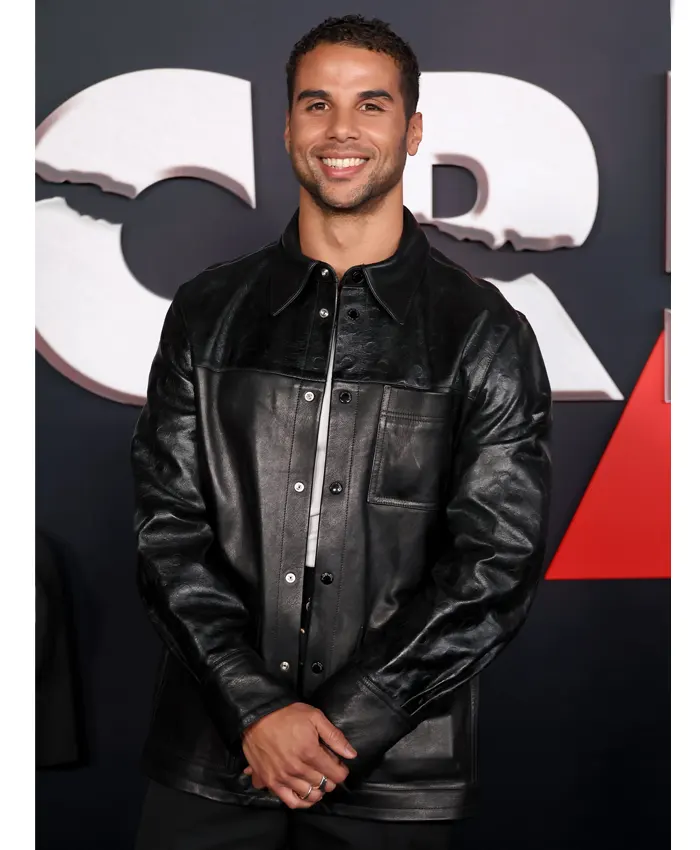 Scream 7 Premiere Mason Gooding Leather Jacket Scream 7 Premiere Mason Gooding Leather Jacket