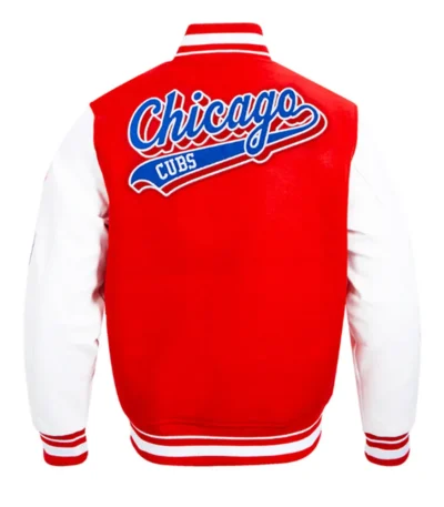 Script Tail Chicago Cubs Classic Rib Varsity Jacket